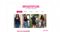 Desktop Screenshot of dreyagetsfit.com